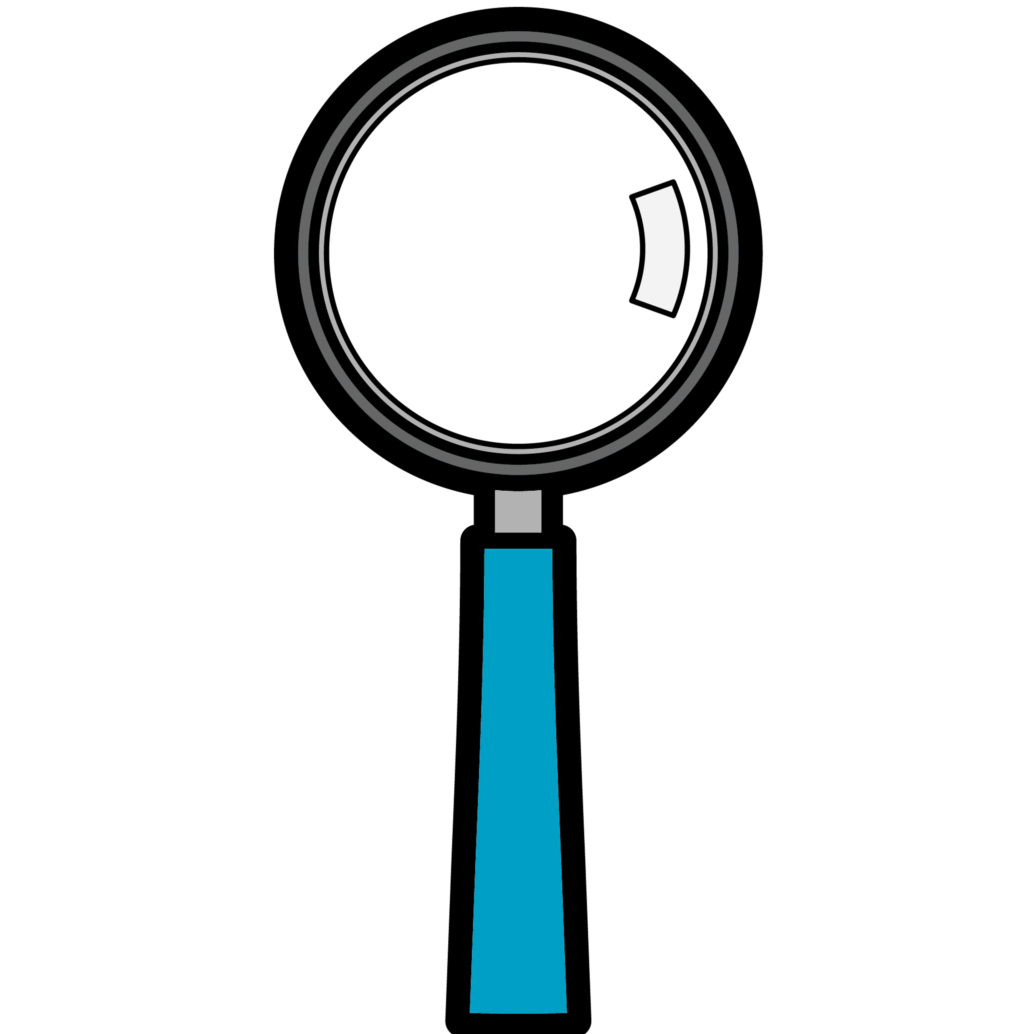 Photo magnifying glass clipart