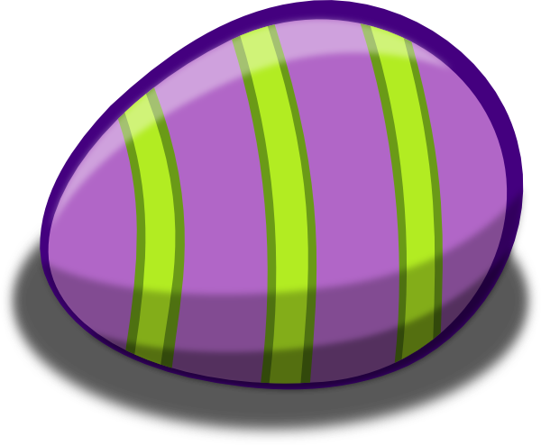 Purple easter egg clipart clipart