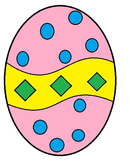 Yellow decorated easter egg clip art yellow decorated easter egg 2