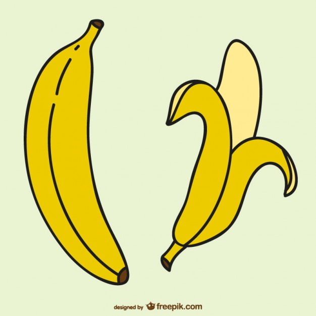 Banana clipart vectors download free vector art 