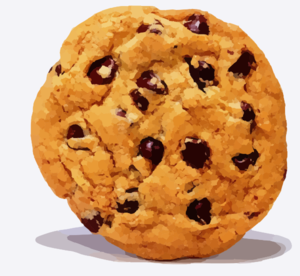 Chocolate chip cookie clip art at vector clip art