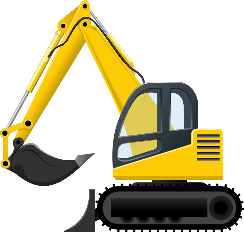 Construction heavy equipment clip art 