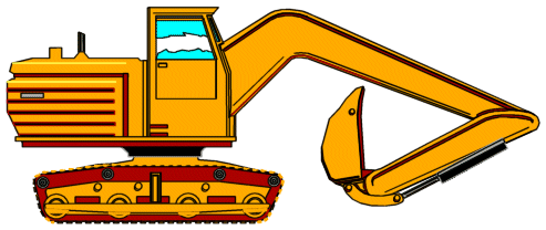Construction machines clipart clipart