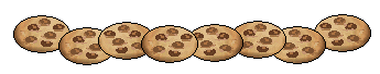 Cookie clip art cookie dividers chocolate chip cookies