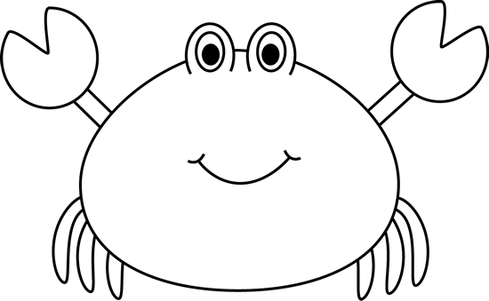 Black and white crab clip art black and white crab image
