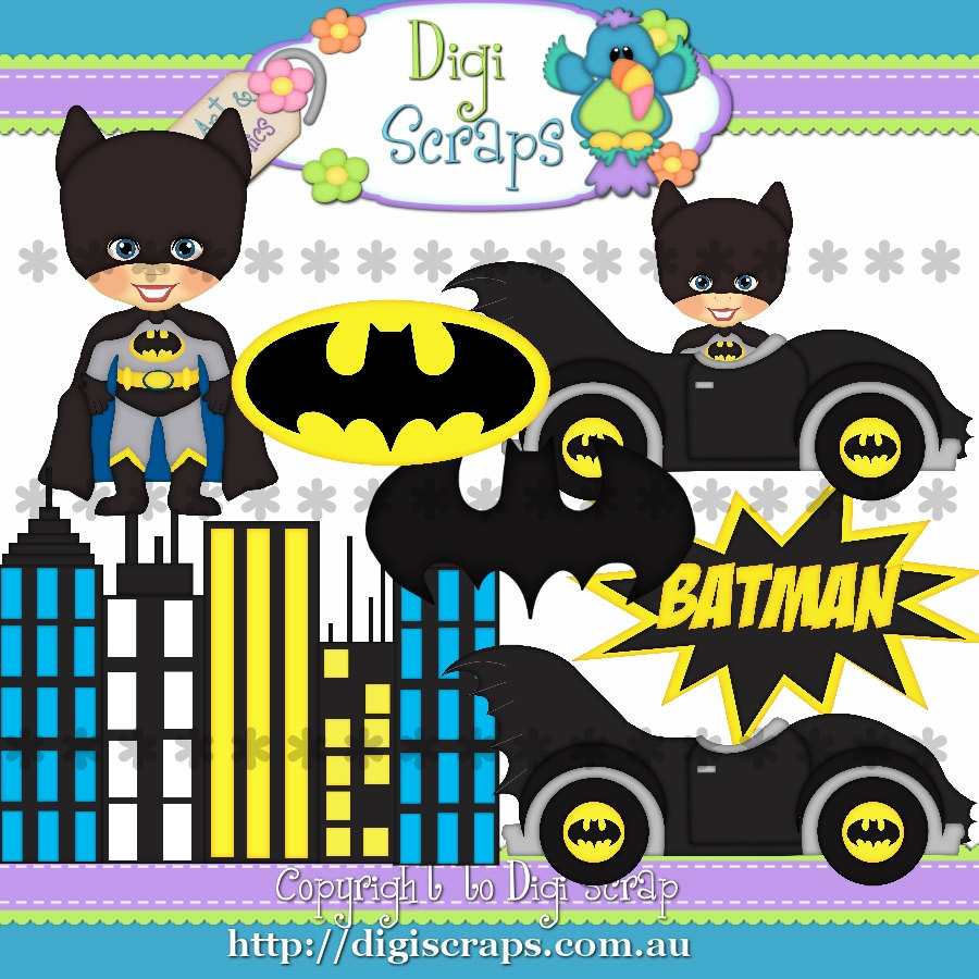Digital download discoveries for batman clipart from