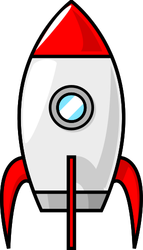 Rocketship clip art 