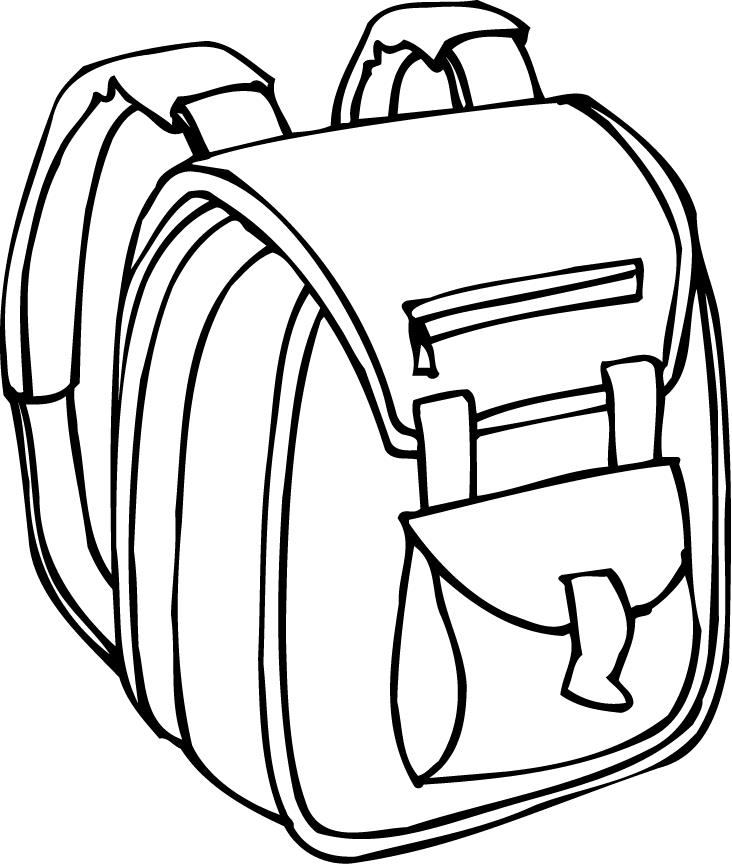 Backpack printables clipart