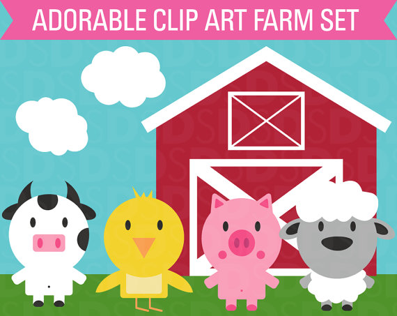 Barn party clipart