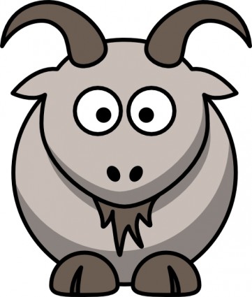 Cartoon goat clip art free vector in open office drawing svg
