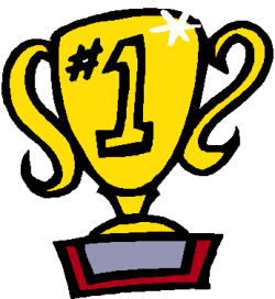 Clip art of a 1st place trophy free clipart