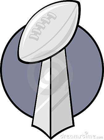 Football trophy clipart