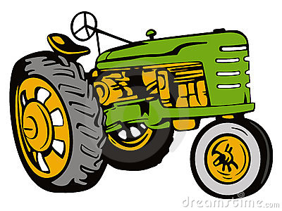 Oliver tractor clipart