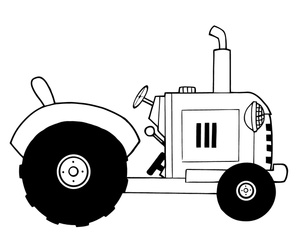 Tractor clipart 9