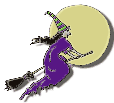 Witch clipart halloween echo