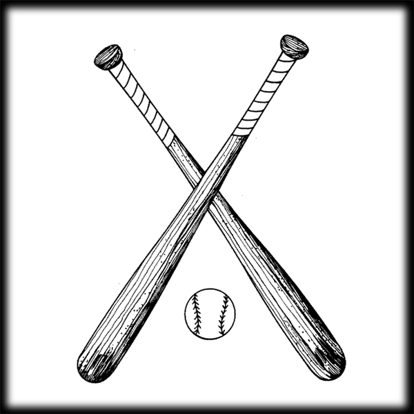 Baseball bat clipart 4