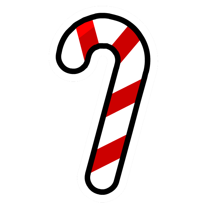Picture of a candy cane clipart