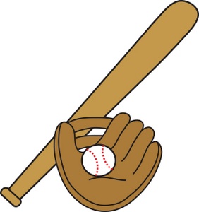Pictures of a baseball bat clipart