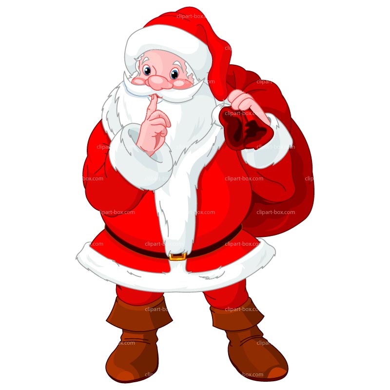 Santa claus and friends digital collection personal clipart free