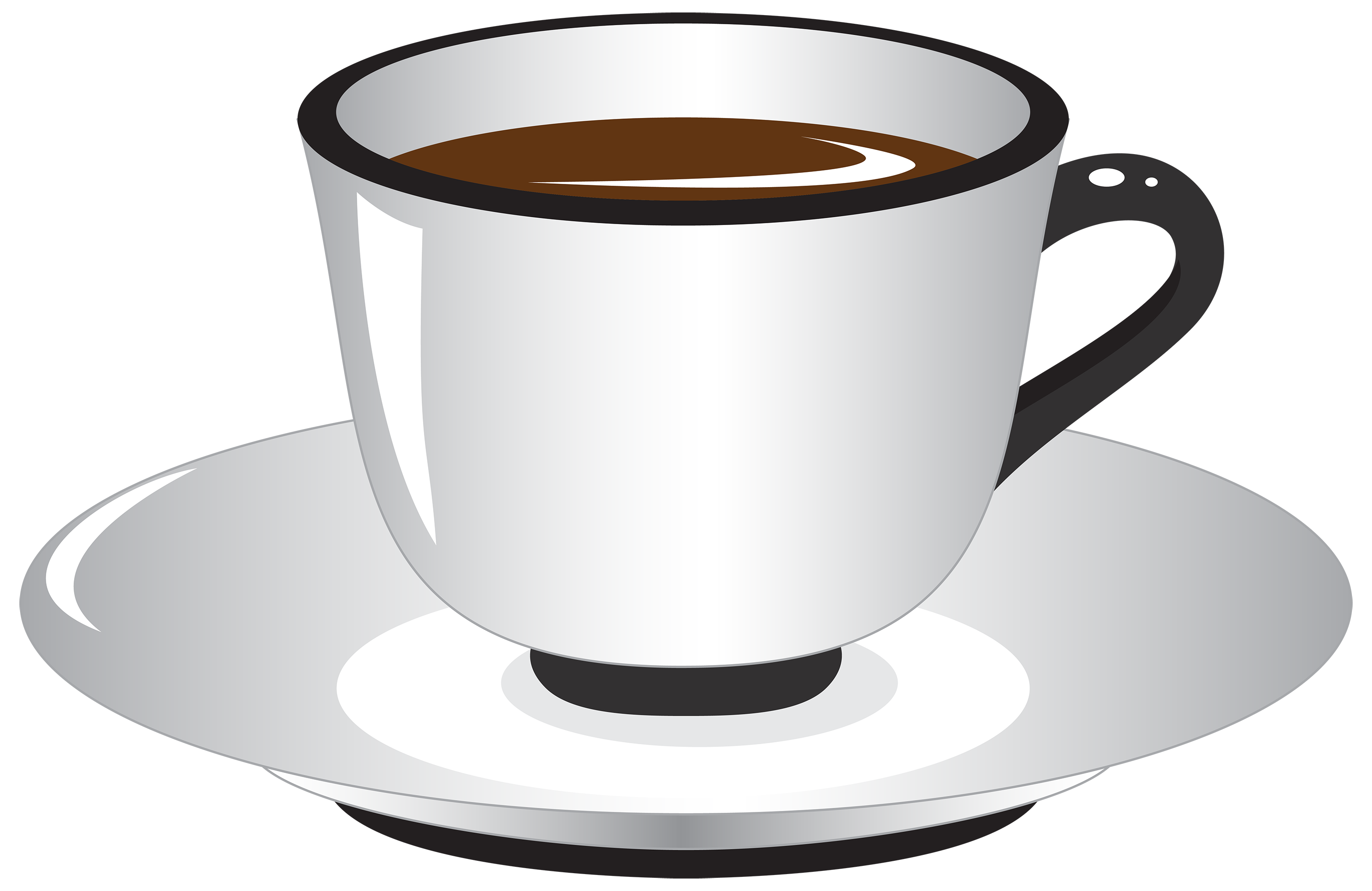 White and black coffee cup clipart the clipart 2