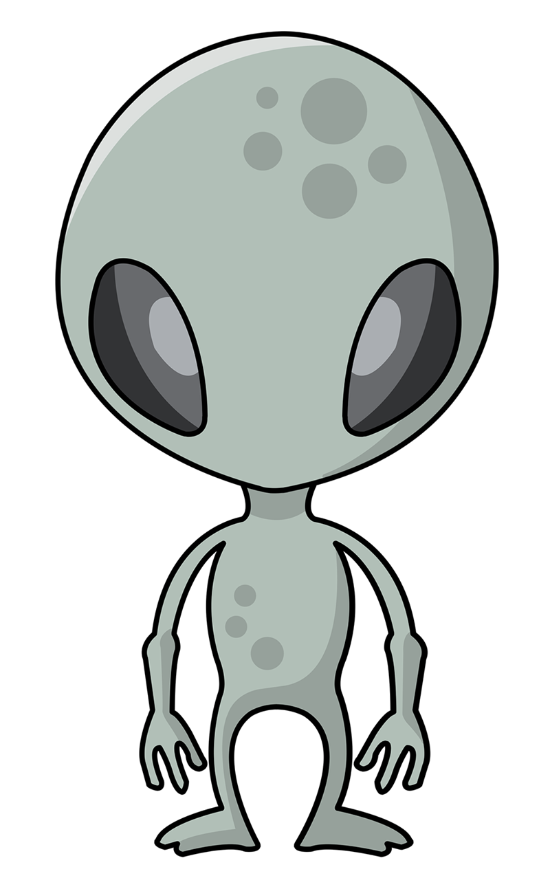 Alien free to use  clip art