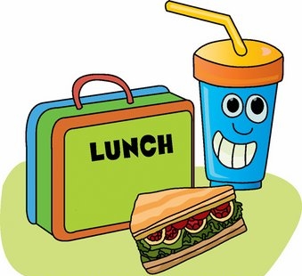 At lunch clipart