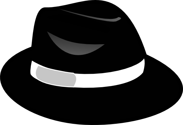 Black hat clip art at vector clip art