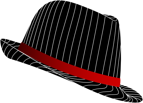 Fedora hat clip art at vector clip art