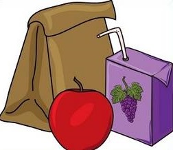 Free lunch sack clipart