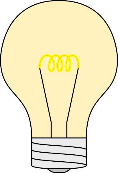 Lightbulb light bulb clip art free vector 4vector