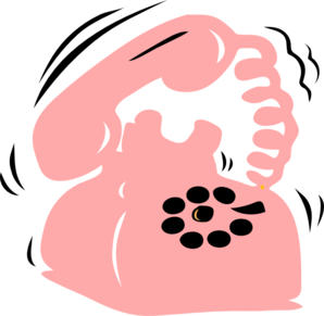 Telephone pink phone clip art vector clip art free