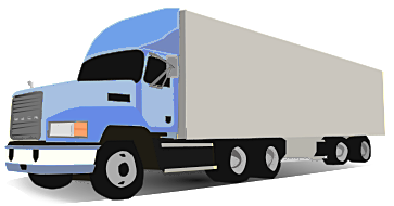 Animated truck clipart