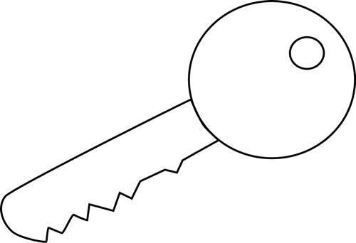 Black and white key clip art black and white key image