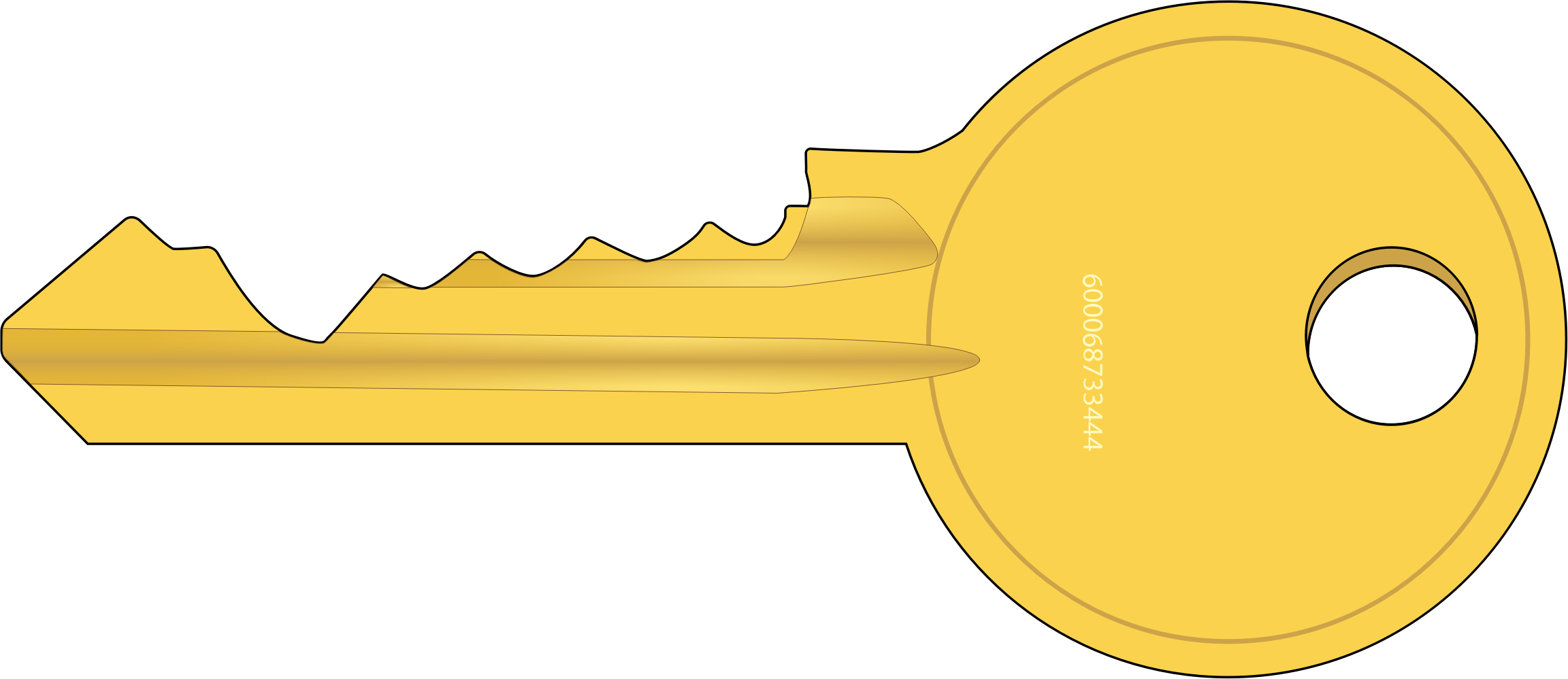 Clipart cylinder lock key