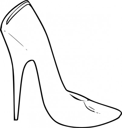 High heel shoes women fashion clip art free vector in open office