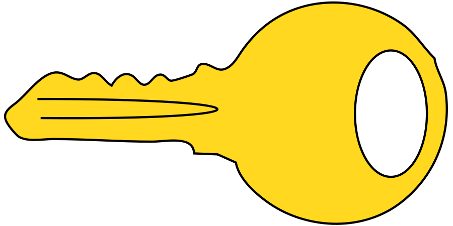 Key vector clipart