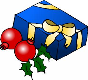 Christmas present clip art at vector clip art