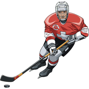 Hockey player free images at vector clip art