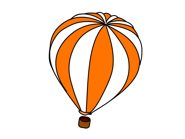 Hot air balloon clip art 7