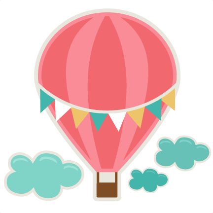 Hot air balloon svg cutting file for scrapbooks svg cut files free clipart