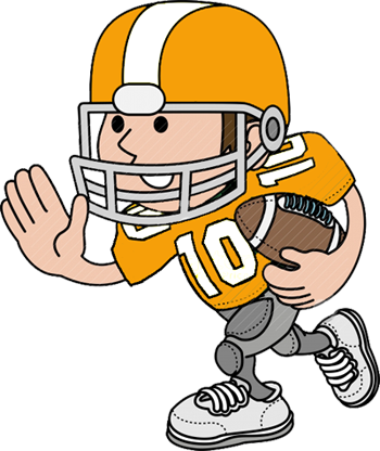 Mean football player clipart free clipart images