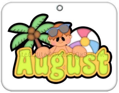 Month august clip art god bless you dry erase