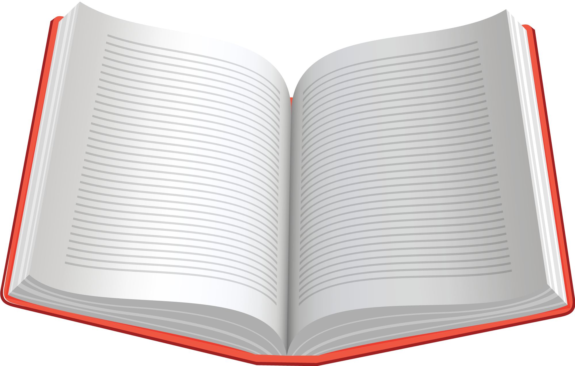 Picture of a open book clipart