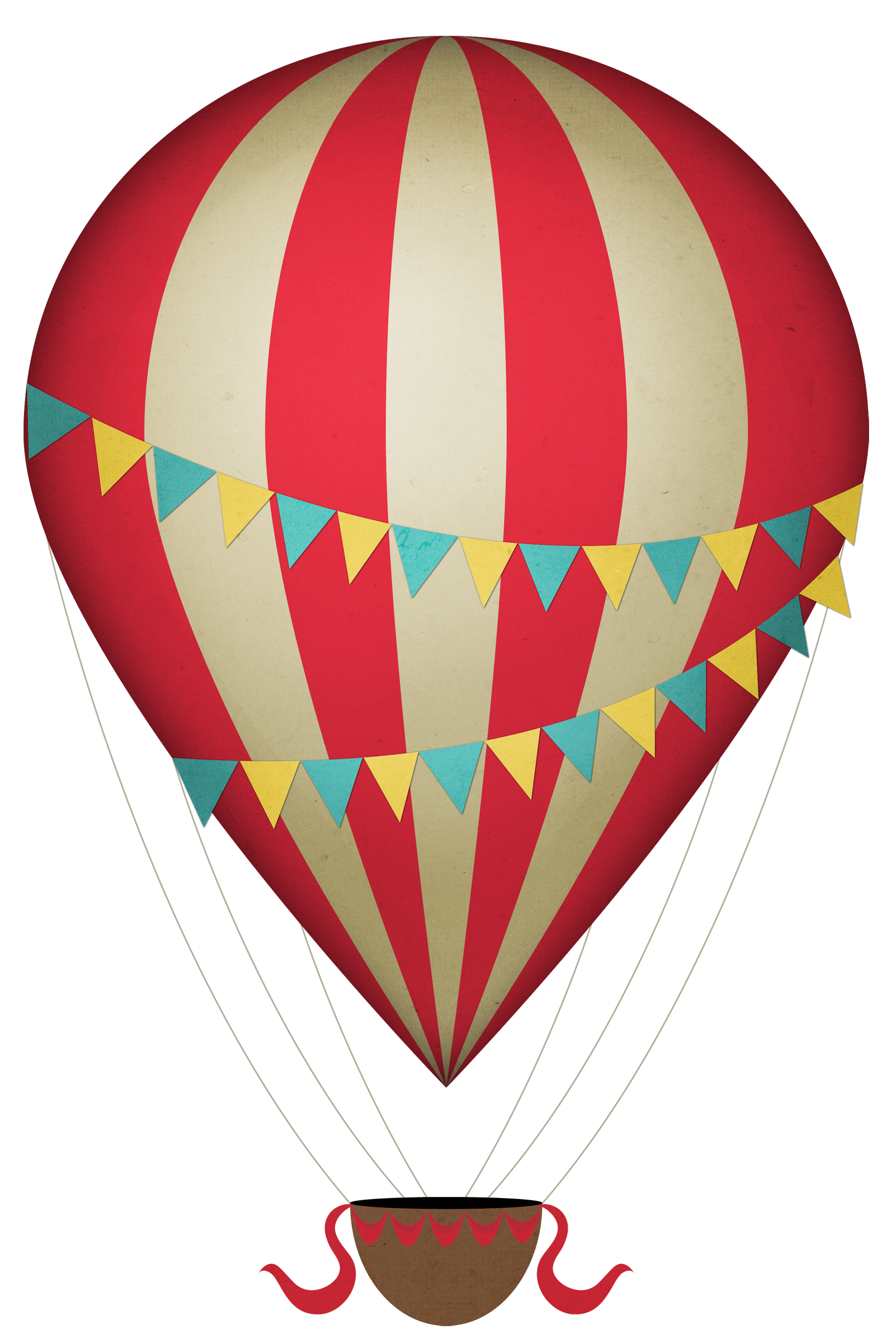 Vintage hot air balloon clip at clipart