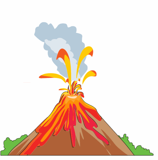 Volcano clip art free free clipart images 2