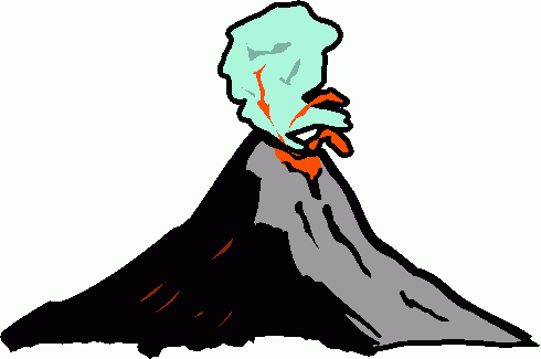 Volcano clipart free clipart images