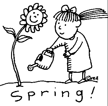 Happy spring break agassiz elementary school clipart