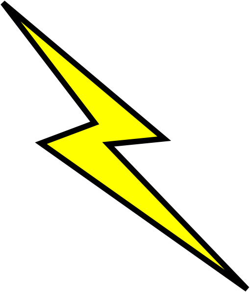 Lightning bolt clip art at vector clip art