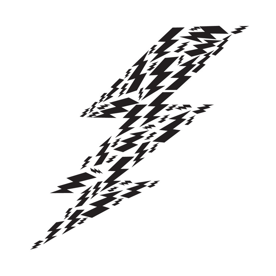 Lightning bolt coloring pages clipart