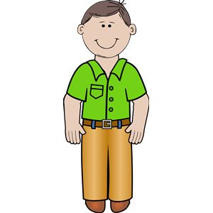 Man people standing clipart free clipart images